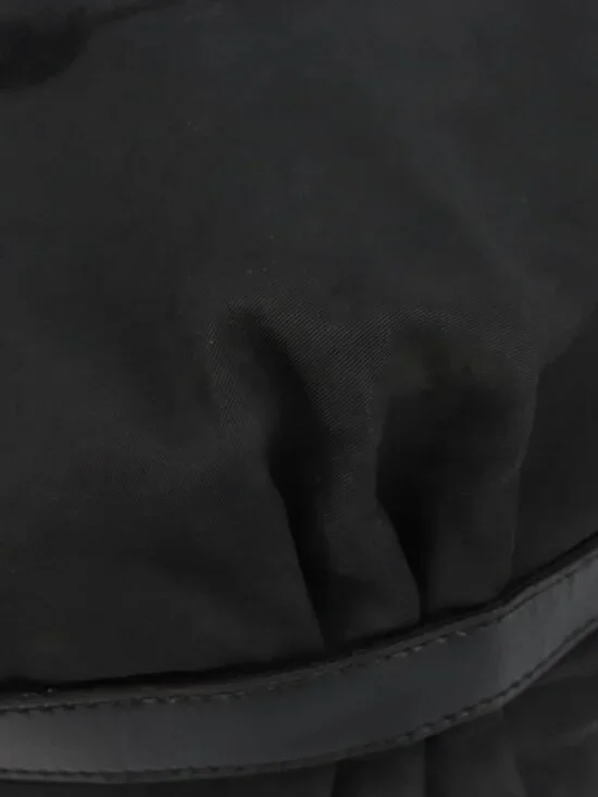 Authentic PRADA Shoulder Bag Nylon Black Silver - Picture 7 of 16